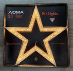 Noma Star Christmas Lighted 80 Lights 23 Clear Lite Marque Indoor Outdoor. Fixed Price $48.53.