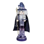 Kurt Adler 18-INCH Wooden Hollywood Wizard Nutcracker 18IN, Purple. Fixed Price $122.99.