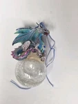 Gothic Dragon Ornament Design Toscano Frost Holiday 5". Fixed Price $19.00.