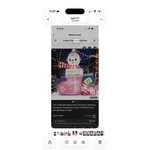 Aotiooy 6 Ft Inflatable Snowman Christmas Decor Pink Red White. Fixed Price $27.88.