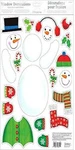 Amscan Winter Friends Christmas Party Build Snowman Window Decoration, Multico. Fixed Price $14.99.