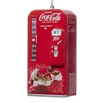 Kurt Adler Plastic Christmas Ornament, Coca-cola Vintage Vending Machine. Fixed Price $13.35.