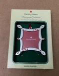 Harvey Lewis Photo Christmas Monogram Ornament Silver Plated Swarovski Crystals. Fixed Price $10.53.
