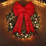 Xmasnova Red Christmas Bows With LIGHTS,72 Inches, 32IN-72LED. Fixed Price $97.82.