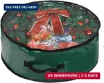 Propik Christmas Wreath Storage Bag 36" - Garland Holiday Container With Clear. Fixed Price $24.14.