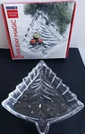 Luminarc Christmas Tree Candy Dish 7'' Clear Serving Plate Ash Tray Display Usa. Fixed Price $12.00.