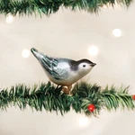 Old World Christmas Nuthatch Glass Clip-on Bird Ornament 18083. Fixed Price $17.88.