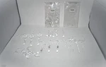 Aurotrends 18-PIECE (set Of 2)ACRYLIC Christmas Tree Decorations, Hanging Snowfl. Fixed Price $15.99.
