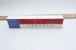 National Tree Company Patriotic Stars & Stripes Forever Table Decoration 19". Fixed Price $8.39.