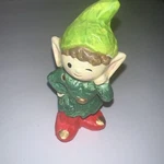 Homco Winking Christmas Elves Elf Figurine Dwarf C-5321. Fixed Price $6.50.