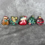 Vtg Lot 5 Ganz Christmas Floating Candles Shaped Bear Tree Wreath Ornament Nip. Fixed Price $26.99.