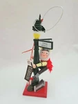 Vintage Kurt Adler Hersheys Christmas Ornament Elf Lampost Chocolate Kiss Wooden. Fixed Price $5.95.