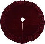 48-INCH Red Velvet Christmas Tree Skirt Ruffled Holiday For 6FT To. Fixed Price $53.11.