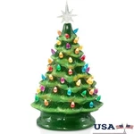 Ceramic Christmas Tree Battery Powered Vintage Holiday Decor Tabletop Gift New. Fixed Price $48.35.