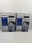 Lot Philips 200 Clear Icicle Christmas Lights Heavy Duty Outdoor Connectable. Fixed Price $32.00.
