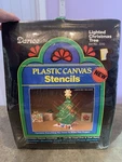 Plastic Canvas Kit Vintage Darice # 2310 Christmas Tree Lights. Fixed Price $12.32.