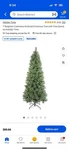 7' Brighton Cashmere Artificial Christmas Tree With Stand, By Holiday Time. Fixed Price $70.77.