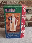 Vintage Traditions Porcelain Santa Claus Christmas Handpainted Figurine W Box. Fixed Price $14.95.