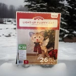 Holiday Time Light-up 26IN Fluffy Cat Christmas Decoration 2019 New Box. Fixed Price $69.99.