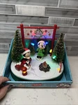 New! Disney Christmas Mickey & Minnie Mouse Animated Lighted Campfire Musical. Fixed Price $41.36.