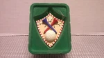 Russ Golf Shield Ornament Classic Memories Vintage Sports Hand Painted 16610. Fixed Price $15.11.