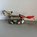 Old World Christmas Glass Blown Ornament, Pheasant & Red Bird With Box. Fixed Price $34.99.