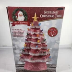Mr. Christmas 16 Led Retro Nostalgic Ceramic Tree Pink Light Up New. Fixed Price $59.99.