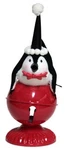 Melrose 10.5" Glitter Black White Penquin Red Bell Christmas Table Decor. Fixed Price $34.01.