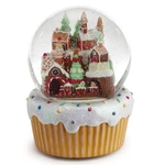Roman Gingerbread Village Train 120MM Musical Glitterdome Water Globe Plays W.... Fixed Price $42.01.
