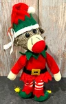 Stuffed Sock Monkey Elf Outfit Pier 1 Imports 9" Christmas Tree Ornament New. Fixed Price $19.99.