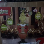 Dr. Seuss' The Grinch 885863 Giant Christmas Nutcracker Led Blow Mold Outdoor. Fixed Price $235.00.