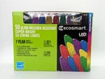 Ecosmart Led 50 Ultra Weather Resistant Super Bright String Lights Multi Color. Fixed Price $31.95.