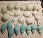 Target Wonder Shop Flocked Velvet Ball Christmas Ornament Set Of 23. Fixed Price $20.00.