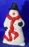 Department 56 Red Polka-dot Scarf, Hat & Mittens Snowman Ornament. Fixed Price $14.48.