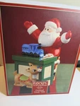 Lenox Rudolph The Red Noses Reindeer & Santa 2002 Christmas Cookie Candy Jar Box. Fixed Price $73.01.