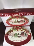 2011 Fitz And Floyd Home Warms The Heart Cookie Platter. Open Box. Fixed Price $19.99.