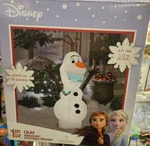 Gemmy 4FT Disney's Frozen Standing Olaf Christmas Inflatable. Fixed Price $29.99.
