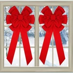 Christmas Red Velvet 18 X 36 Inch Decorative Bows Tree. Fixed Price $33.51.