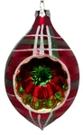 Northlight Teardrop Glass Christmas Ornament 6 Large Center Indent Reflector. Fixed Price $14.99.