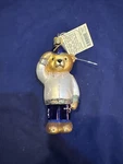 2015 Old World Christmas Military Veteran Ornament Blown Glass New With Tag.. Fixed Price $14.99.