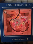 Vtg Northlight 10 Multicolor Star Christmas Tree Topper Indoor Electric. Fixed Price $28.95.