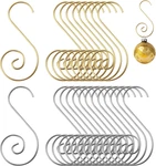 80 Pcs Stainless Steel Christmas Ornament Hooks - Gold And Silver. Fixed Price $26.99.
