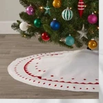 48" Christman Tree Skirt From Wondershop - Red Scandi Pattern Printed (new). Fixed Price $9.99.