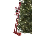 Super Climbing Santa Stepping Mr. Christmas Figurine Holiday Decor 43IN Tall. Fixed Price $59.99.