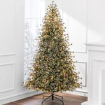 6FT Pre-lit Cashmere Christmas Tree, Premium Semi-flocked Artificial Holiday Dec. Fixed Price $266.99.