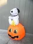 Gemmy Snoopy Woodstock Peanuts Inflatable Yard Pumpkin 3.5' Led Airblown 2019. Fixed Price $44.99.