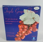 Gki Bethlehem Lighting Green Triple Grape Cluster Rice Lights Original Box. Fixed Price $30.00.