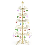 Naizea Wrought Iron Christmas Tree Metal Ornament Display Stand Holder 6FT / 7FT. Fixed Price $108.99.