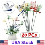 20 Pcs Fake Dragonfly Clips For Outdoors 3D Valentines Gift. Fixed Price $14.99.