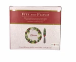 Fitz & Floyd Tartan Christmas Believe Snack Plate With Spreader 6". Fixed Price $35.00.